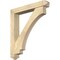 Ekena Millwork Imperial Arts and Crafts Rough Sawn Bracket w/ Offset Brace, Douglas Fir, 6"W x 36"D x 40"H BKT0604X36X40IMP03RDF - alternate 1